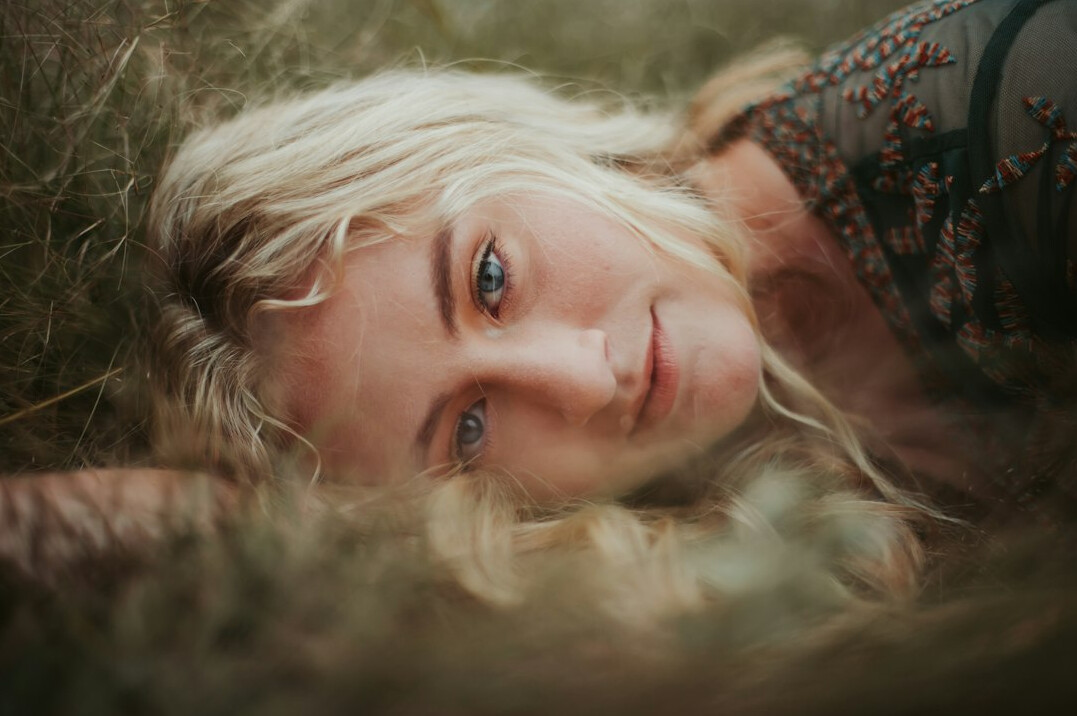 Portrait of a smiling blonde Croatian woman in her thirties
