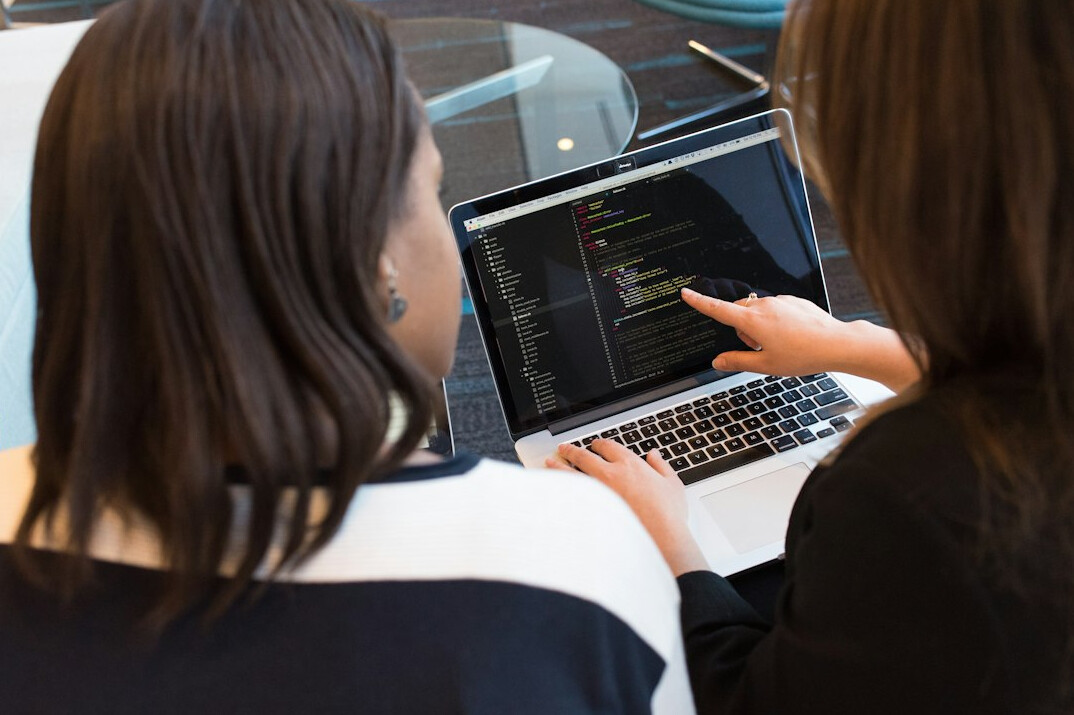 instructor teaching coding