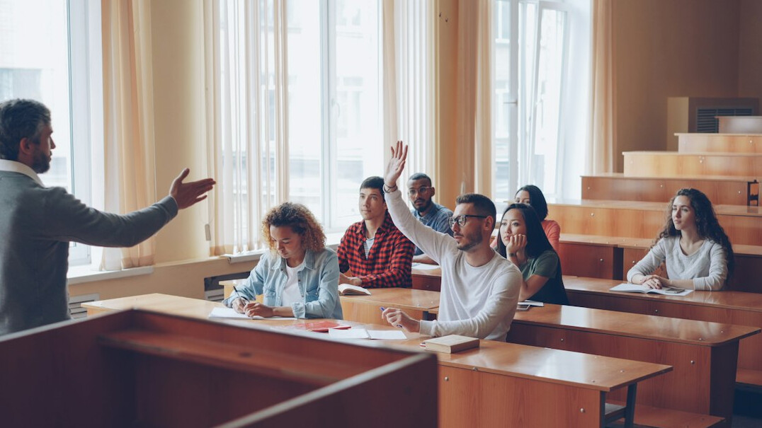group of adults in classroom