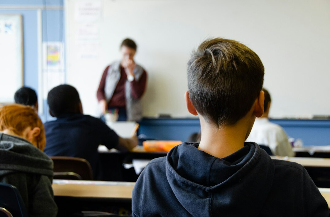 group of students in classroom